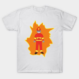 Firefighter cat T-Shirt